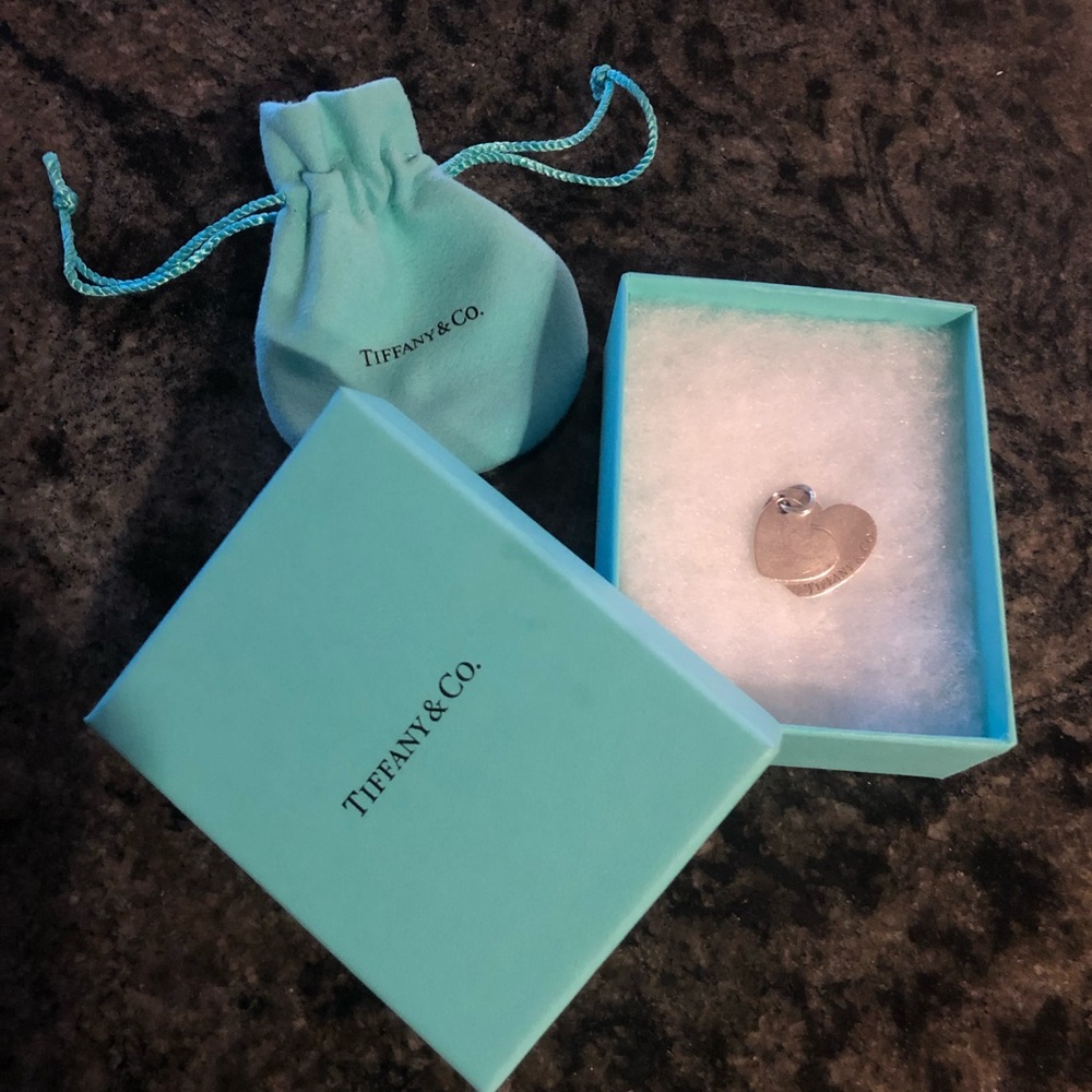 Tiffany & Co. Blue Box and Heart Charm Pendant